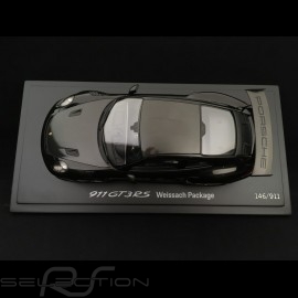 Porsche 911 GT3 RS type 991 Mark II Pack Weissach 2018 schwarz / carbon 1/18 Spark WAP0211680K