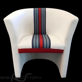 Tub chair Racing Inside n° 4 white Racing team / red