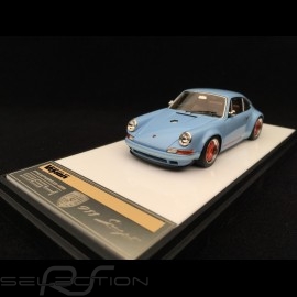 Singer Porsche 911 type 964 Gulf blue 1/43 Make Up Vision VM111A