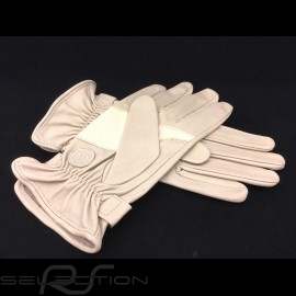 Driving Gloves Gulf cream leather
