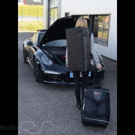 Porsche 996 Reisegepäck Maßgefertigt aus schwarzem Stoff - Trolley und Reisetasche