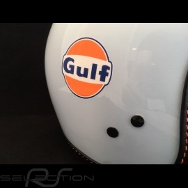 Helmet Gulf celestial blue / orange