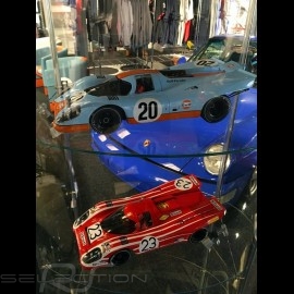 Wall-mounted Display Unit specially conceived to showcase up to 33 Porsche model cars 1/43 scale