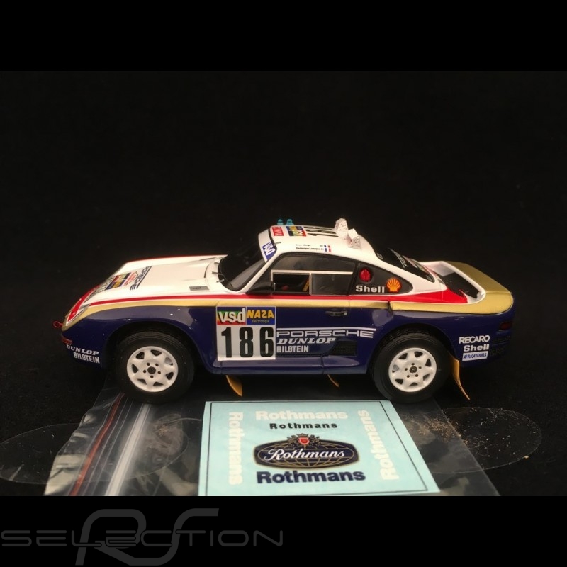 Porsche 959 Winner Paris-Dakar 1986 n° 186 1/43 Spark S7815