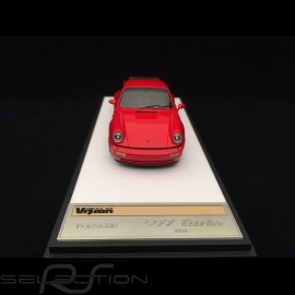 Porsche 911 typ 964 Turbo 3.3 1991 Guards red 1/43 Make Up Vision VM123C