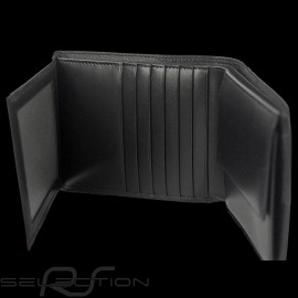 Porsche Geldbörse Kreditkartenhalter 3 Klappen Sport Classic schwarze Leder Porsche WAP0300160D
