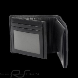 Porsche Geldbörse Kreditkartenhalter 3 Klappen Sport Classic schwarze Leder Porsche WAP0300160D
