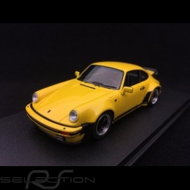 Porsche 911 typ 930 Turbo 3.3 1988 Speed yellow 1/43 Make Up Vision VM088E