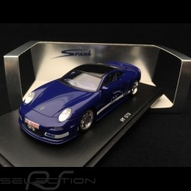 9ff GT9 Porsche base 997 GT3 R 2007 Night blue 1/43 Spark S0737