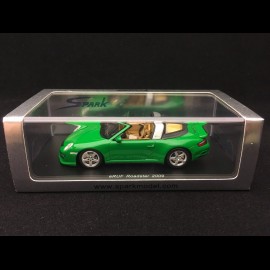 eRUF Greenster Porsche base 997 Roadster 2009 Grün 1/43 Spark S0745