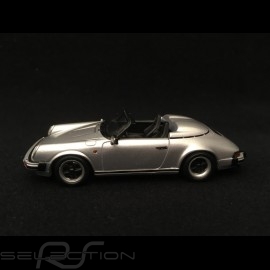 Porsche 911 3.2 Speedster 1989 silver grey 1/43 Spark S4470