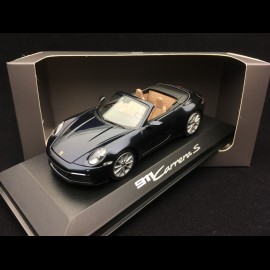 Porsche 911 Carrera S cabriolet typ 992 2019 nachtblau 1/43 Minichamps WAP0201710K