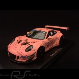 Porsche 911 GT3 R typ 991 n° 991 Pink Pig JRM finale China GT championship 2018 1/43 Spark SA176