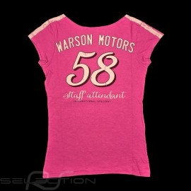 Daytona T-shirt Vintage design Pink - women