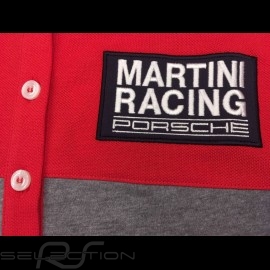 Polo Porsche Martini Racing Collection rot grau Porsche Design WAP921J - Damen