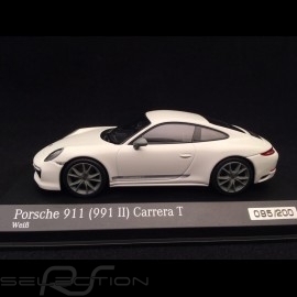 Porsche 911 Carrera T type 991 phase 2 2018 weiß Grand prix 1/43 Minichamps CA04319003