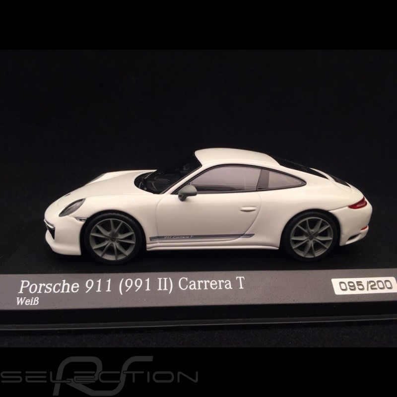 Porsche 911 Carrera T type 991 phase 2 2018 weiß Grand prix 1/43 Minichamps CA04319003
