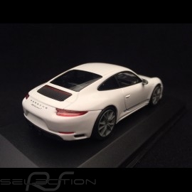 Porsche 911 Carrera T type 991 phase 2 2018 white Grand prix 1/43 Minichamps CA04319003