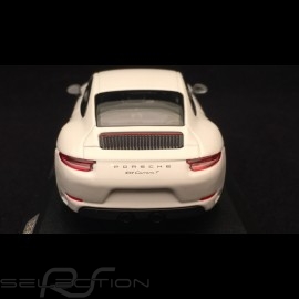Porsche 911 Carrera T type 991 phase 2 2018 white Grand prix 1/43 Minichamps CA04319003