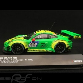 Porsche 911 type 991 GT3 R winner Nürburgring 2018 n° 912 Manthey racing 1/43 IXO 43012