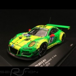 Porsche 911 type 991 GT3 R winner Nürburgring 2018 n° 912 Manthey racing 1/43 IXO 43012