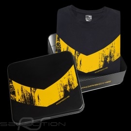 Porsche T-shirt GT4 Clubsport schwarz / gelb Collector box Limited Edition WAP347LCLS - Unisex