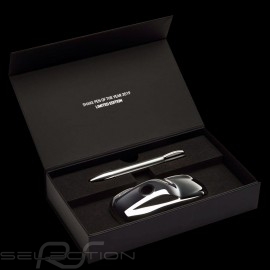 Porsche Design Shake Pen Chrom 2019 Kugelschreiber 911 Skulptur als Halter