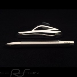 Porsche Design Shake Pen Chrome 2019 ballpoint Pen 911 sculpture as holder