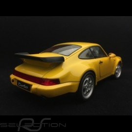Porsche 911 turbo 964 3.6 speedgelb 1993 1/18 Welly 18026