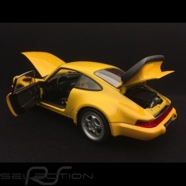 Porsche 911 turbo 964 3.6 speedgelb 1993 1/18 Welly 18026