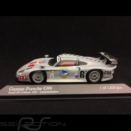 Porsche 911 GT1 996 Gunnar G99 shark n° 6 Nextel GP Miami 2003 1/43 Minichamps 400036896