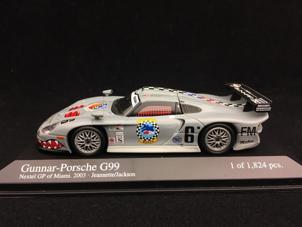 Porsche 911 GT1 996 Gunnar G99 shark n° 6 Nextel GP Miami 2003 1