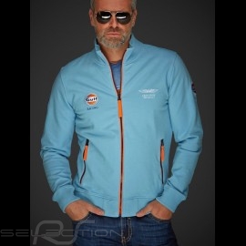 Gulf fleece jacket zipper Collectors Edition Gulf blue - men