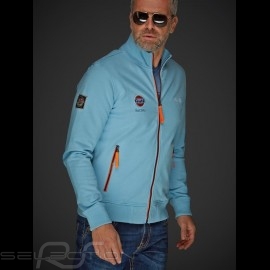 Gulf fleece Jacke Reißverschluss Collectors Edition gulfblau - Herren