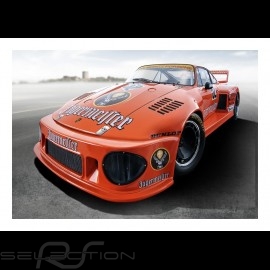 Porsche 935 /77 n° 52 Jägermeister plakat 29.7cm x 42cm