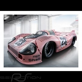 Porsche 917 n° 23 "Pink pig" finish line poster 83.8cm x 59cm