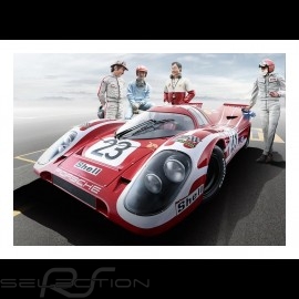 Porsche 917K Winner Le Mans 70 poster 29.7cm x 42cm