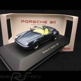 Porsche 911 Speedster 1989 metallic blau 1/43 Atlas 7114015
