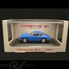 Porsche 901 1964 blue 1/43 Atlas 7114001