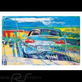 Porsche Boxster type 986 Silver Reproduction of an Uli Hack original painting