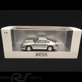 Porsche 911 Carrera 3.2 E19 1984 silber grau 1/43 Kess KE43024020