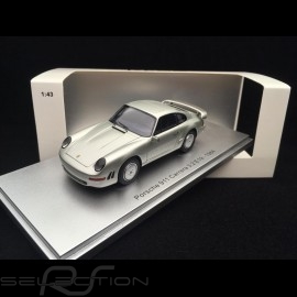 Porsche 911 Carrera 3.2 E19 1984 silber grau 1/43 Kess KE43024020