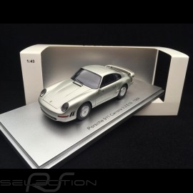 Porsche 911 Carrera 3.2 E19 1984 silver grey 1/43 Kess KE43024020