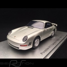 Porsche 911 Carrera 3.2 E19 1984 silber grau 1/43 Kess KE43024020