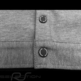 Porsche Jacket 928 Collection Sweat jacket Collar shirt Heather grey Porsche WAP424KHTP - men