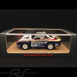 Porsche 959 n° 187 Rothmans Paris - Dakar 1986 1/43 Spark S7816