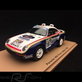 Porsche 959 n° 187 Rothmans Paris - Dakar 1986 1/43 Spark S7816