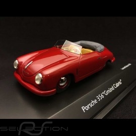 Porsche 356 pre-A Gmünd open top convertible 1949 dark red 1/43 Schuco 450879600