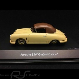 Porsche 356 pre-A Gmünd Geschlossenes Cabriolet 1949 beige 1/43 Schuco 450879700