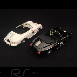 Duo Porsche 356 A Speedster Riverside 1959 n° 71 et Palm spring 1955 n° 23F 1/43 Brumm R117B R117C